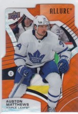 2021/22 ALLURE..AUSTON MATTHEWS..ORANGE SLICE..DIE-CUT..# 1..MAPLE LEAFS