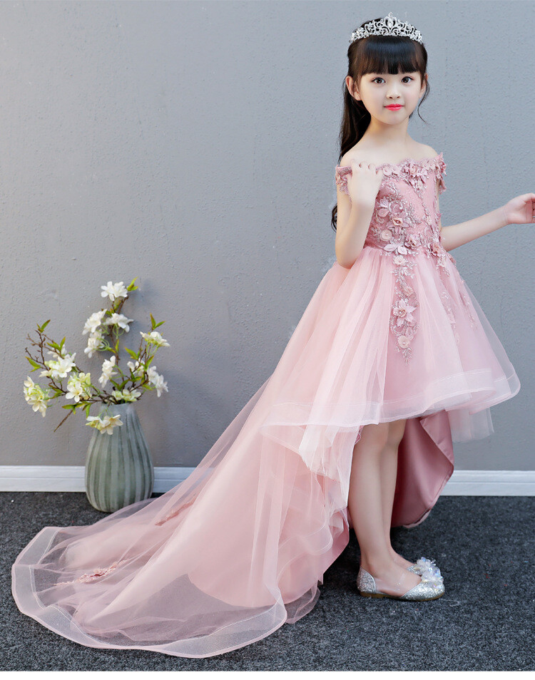 Childrens Girls Elegant Flower dress 