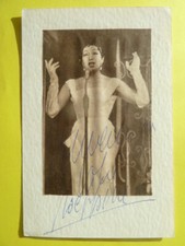 Josephine Baker † 1975 - Letter Card with Picture Original Signed + Picture Card