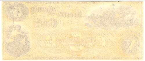 $5 1858-60 Morristown, NJ- Morris County Bank PMG 65 Gem Uncirculated- WOW RARE! - Picture 4 of 11