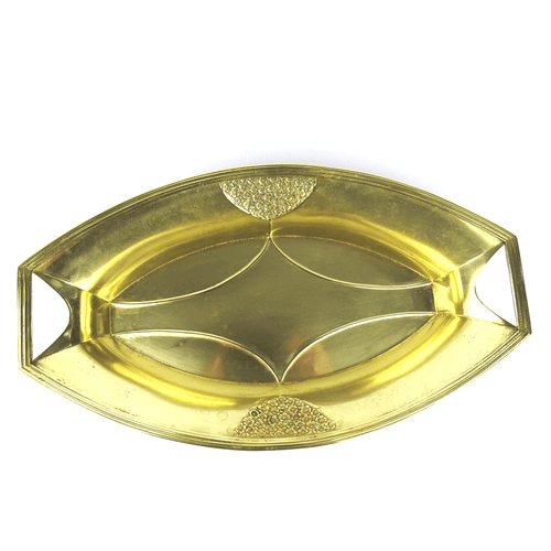 Jugendstil WMF Cake Basket Brass Bowl German Secessionist Centerpiece ca 1910 - Picture 8 of 11