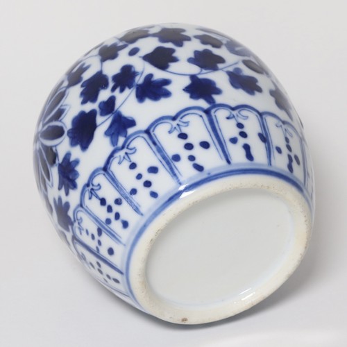 An Antique Qing Chinese Porcelain Blue And White Ginger Jar. - Picture 7 of 9