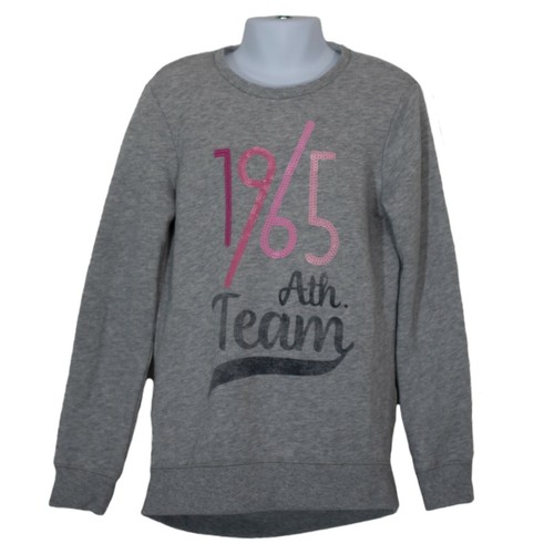 United Colors of Benetton Girls Sweatshirt Gray Size 7-8 Years