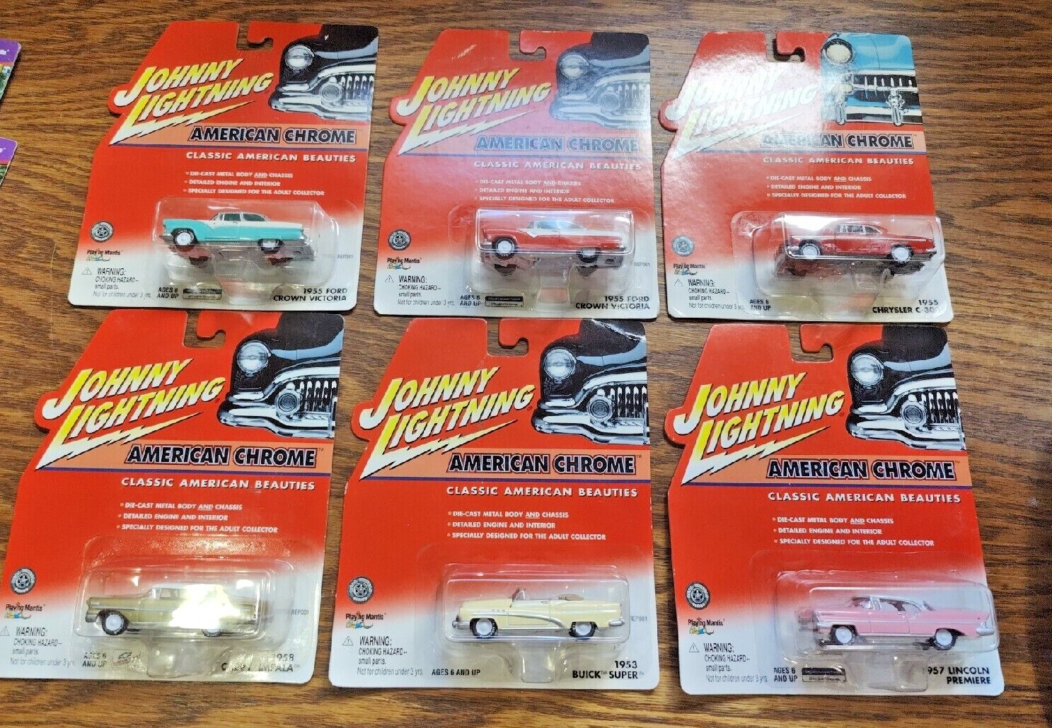 Johnny Lightning WHITE LIGHTNING Lightning American Chrome you pick