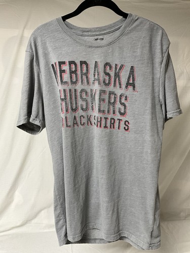 Nebraska Captivating Apparel Nebraska Huskers Blackshirts Short Sleeve T Shirt L