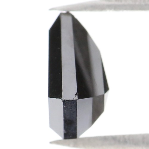 1.40 CT Natural Loose Shield Shape Diamond 7.40 MM Black Color Diamond LQ9698 - Picture 4 of 8