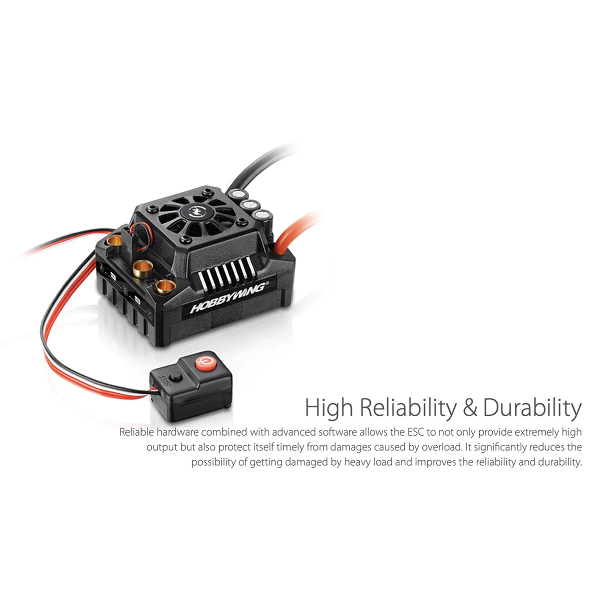Hobbywing EZRUN MAX8 150A Waterproof Brushless ESC Senserless 3-6S Li-Po - Picture 2 of 11