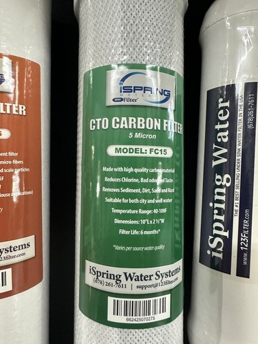 iSpring 75 GPD Complete Replacement Water Filter Set for RO System RCC7 - 5 PACK - Picture 5 of 9