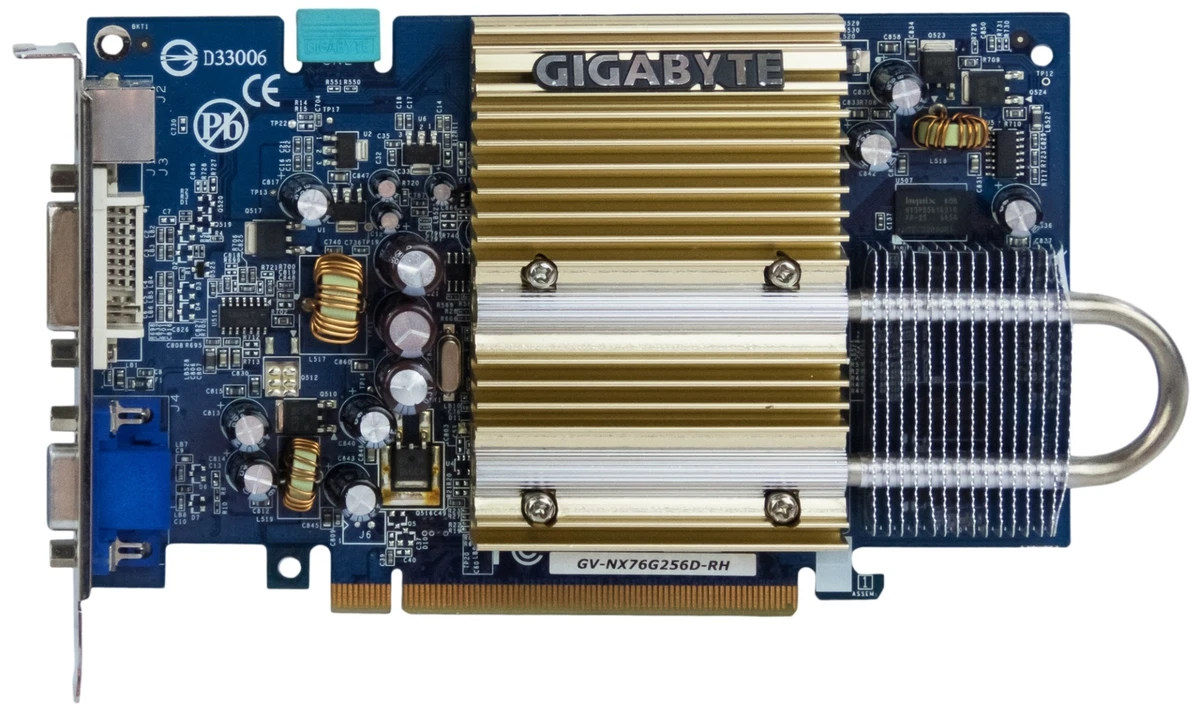 Gigabyte geforce 7600 gs sale