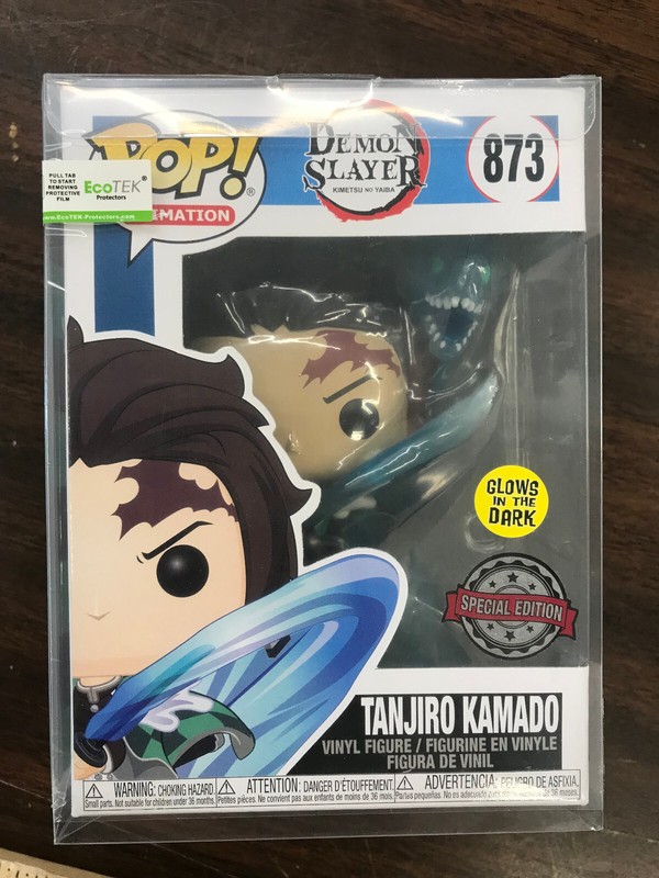 Funko Pop! Demon Slayer Tanjiro Kamado 873  Special Edition GLOW IN THE DARK