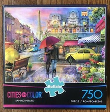 Buffalo Games 750 Piece Puzzle - Raining In Paris - NEW 
