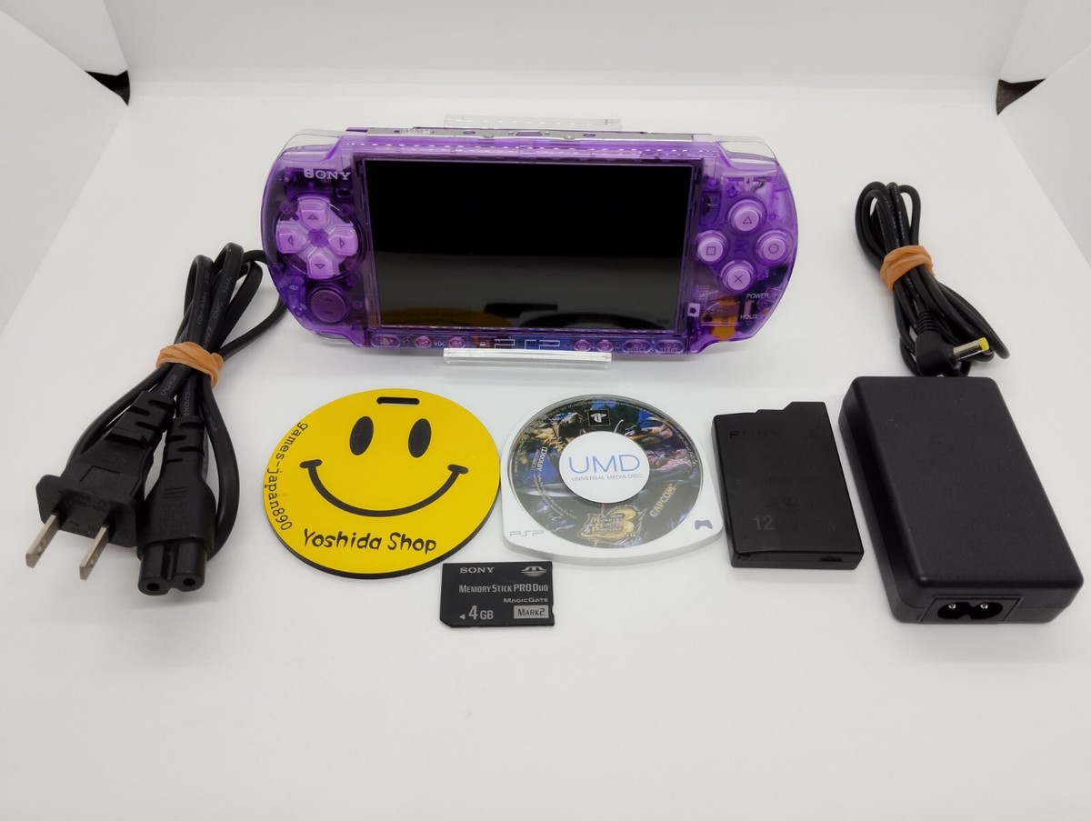Sony PSP-3000 Playstation Portable Handheld Console Clear