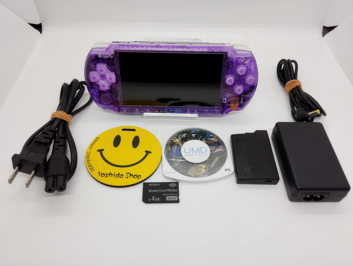 Psp-3000 紫色电子游戏手持系统| eBay