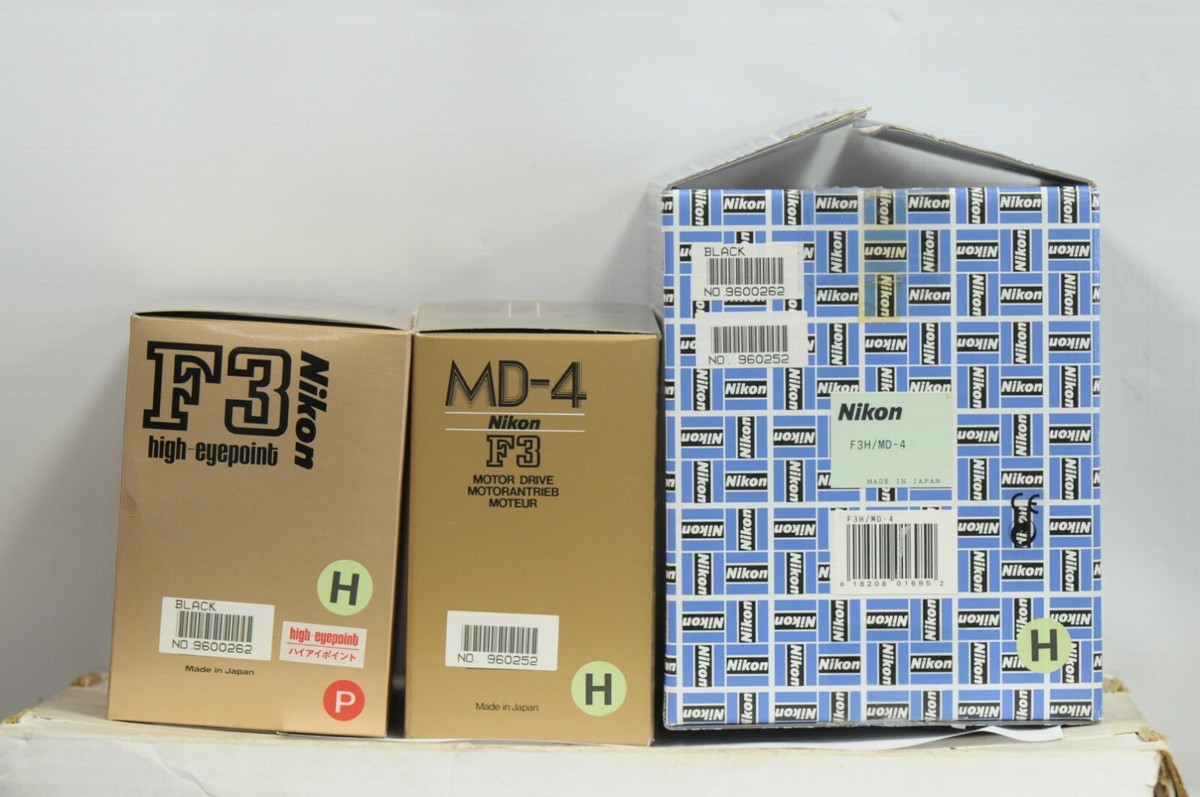 Nikon F3H/MD-4H High Speed 35mm Film camera with Cap & Box Nikon F3H/MD-4H High Speed 35mm Film camera with Cap & Box