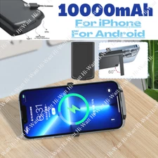 10000mAh Battery Charger Cover Power Bank Case For iPhone 8 7 6 Plus SE Android