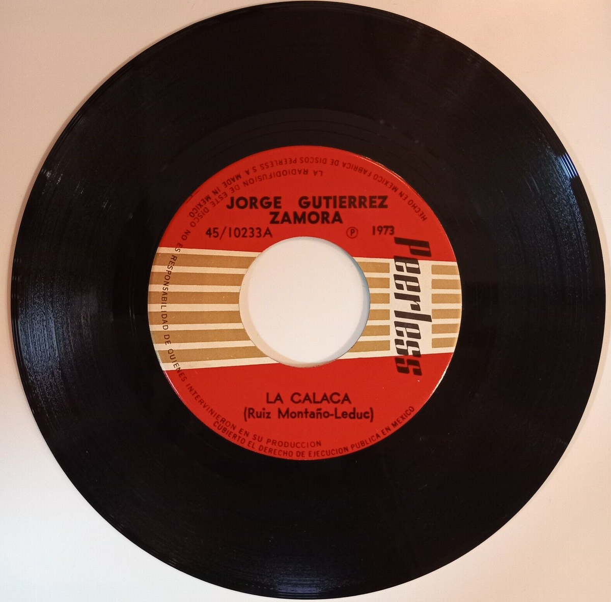 JORGE GUTIERREZ ZAMORA - LA CALACA - 1973 MEXICAN 7