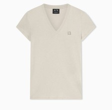 T-Shirt Donna AX Armani Exchange In Jersey XW002292 U6275 Beige