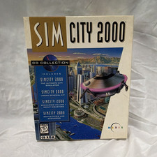 Maxis SimCity 2000: CD Collection (1994) PC CD-ROM Simulation w/ Manual