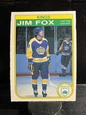 Jim Fox #154 1982-83 O-Pee-Chee Los Angeles Kings