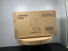 CLOUDY BAY 6” Smart WiFi LED Recessed Lights - 6-Pack RGBCW Color Change