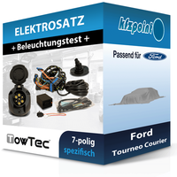 Towtec E-Satz 7Polig Fahrzeugspezifisch Passend für Ford Tourneo Courier