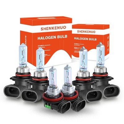 For Dodge Avenger 2013-2014 Halogen Headlight High/Low Beam + Fog Light Bulbs