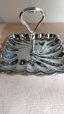 Chrome Plated MCM Shelton-Ware  NYC Candy/ Nuts Server With handle Preowned