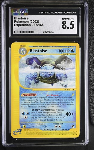 Blastoise graded CGC 8.5 for sale on eBay