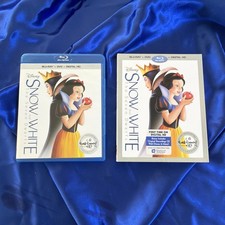 Snow White and the Seven Dwarfs Blu-ray DVD 1937 w/ OOP Slipcover 2-Disc Set