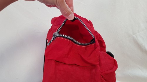 Kipling Carlos Backpack Rucksack (Red) with Monkey Keyring Charm - 第 18/18 張圖片