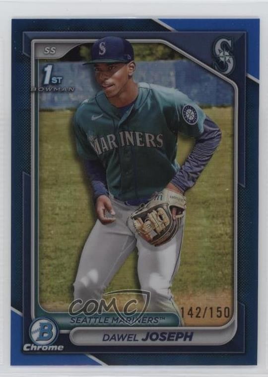 2024 Bowman Chrome Prospects Blue Refractor /150 Dawel Joseph #BCP-176