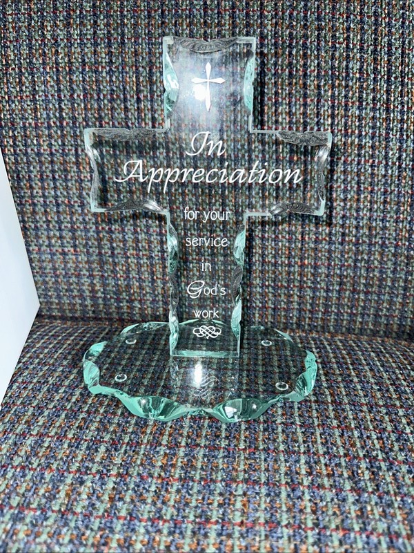 In Appreciation for your Service Standing Cross Perfect for Giveaways