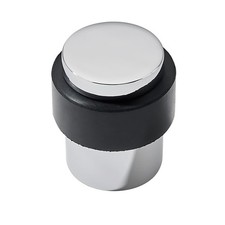 2 Pack 1-1/2 in Floor Door Stopper,Polished Chrome Door Stop,Wall Protector C...