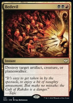 Magic/MTG Bedevil NCC-331 Rare Englisch Excellent