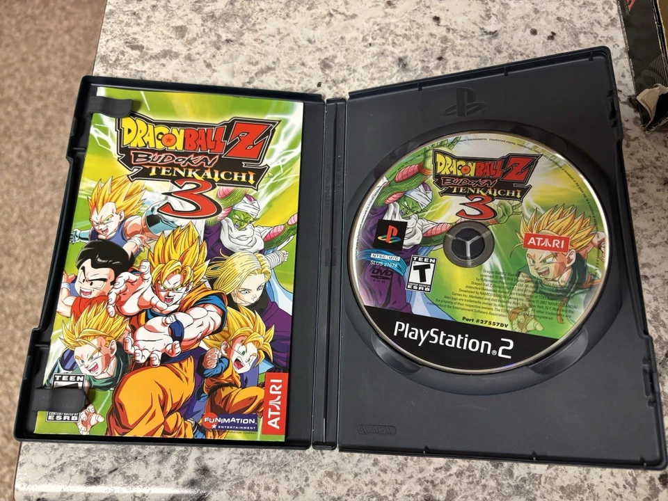 Dragon Ball Z: Budokai Tenkaichi 3 (PlayStation 2 PS2) PROBADO EN CIB con Manual Foto 3 de 4
