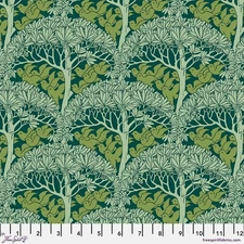 Free Spirit Bedford Park by The Original Morris & Co. PWWM137 Forest  Cotton