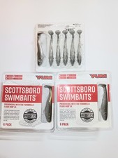 3 Yum Scottsboro Swimbaits 4&1/2" Tennessee Shad