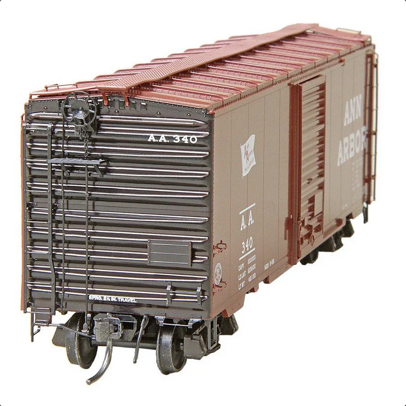 Kadee HO scale 4534 - PS-1 40' Boxcar RTR - Ann Arbor (AA) Road# 340 - Image 2 of 2