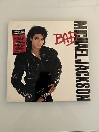 Michael Jackson  Bad Factory Sealed LP 1987 1st Press with Hype Label EPIC 40600