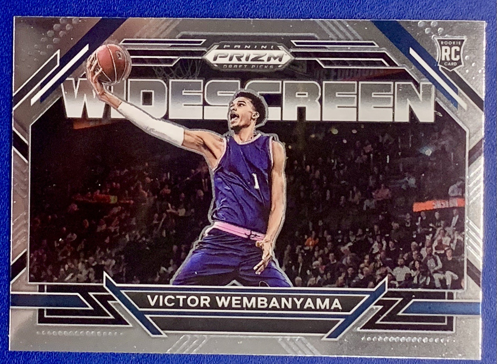 2023 Prizm Draft Picks Widescreen VICTOR WEMBANYAMA Rookie Card #1 Spurs