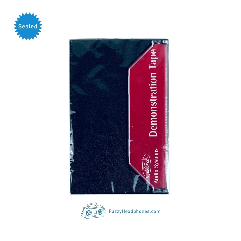 (2) Ford Audio Systems Demonstration Tape Cassette Tapes: Black & Red SEALED - Image 3 of 4