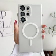 White Matte Phone Case For Galaxy S26 Ultra S25 Ultra S24 Ultra S23 Ultra A57