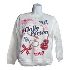 Dolly Parton Embroidered Graphic Sweater