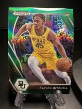 2021 Panini Prizm Draft Picks Davion Mitchell #13 Green Prizm (RC) Baylor Heat