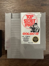 Golgo 13: Top Secret Episode (NES) Authentic Ex-Rental Cart &ndash; Label Damage