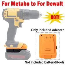 Battery Adapter For Metabo 18V Battery To For Dewalt 18V 20V Li-ion Power Tools