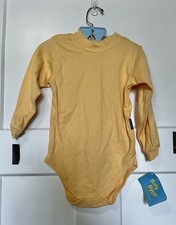 NWT VTG Baby OshKosh B Gosh Yellow Unisex 24M Months Long Sleeve One Pc toddler