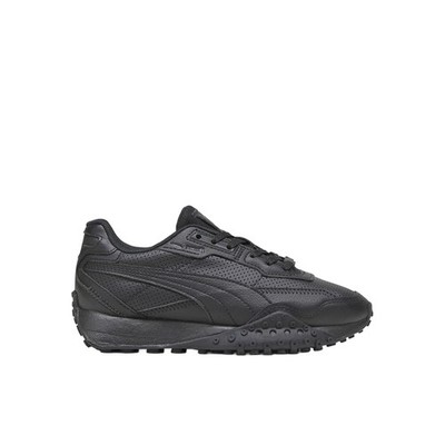 PUMA Blktop Rider Lace Up  Youth Boys Black Sneakers Casual Shoes 39472602