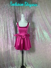Loveshackfancy Bayer Fuschia Minidress Sz 10 AUTHENTIC NWT