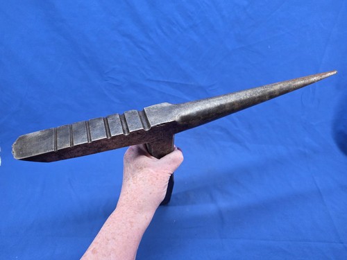 Creasing Stake w Horn Tinsmith Blacksmith Metalwork Anvil Hardy Seamer
